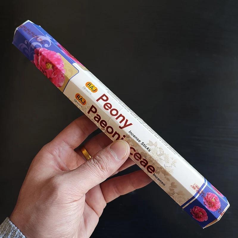 Y 20 Varillas/caja Incienso Indio Salvia Blanca Lavanda Aromaterapia LÍNEA PALO SANTO Varilla de Incienso Hogar Dormitorio Baño Fragancia para el Hogar Tibetano