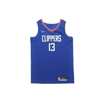 NBA Paul George LA Clippers 2020-2021 Camiseta Swingman de Secado Rápido para Hombre Tops Azul CW3668-403