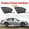 4-piece window screen set, premium window sunshade breathable mosquito net for front and rear windows, UV protection Accessories