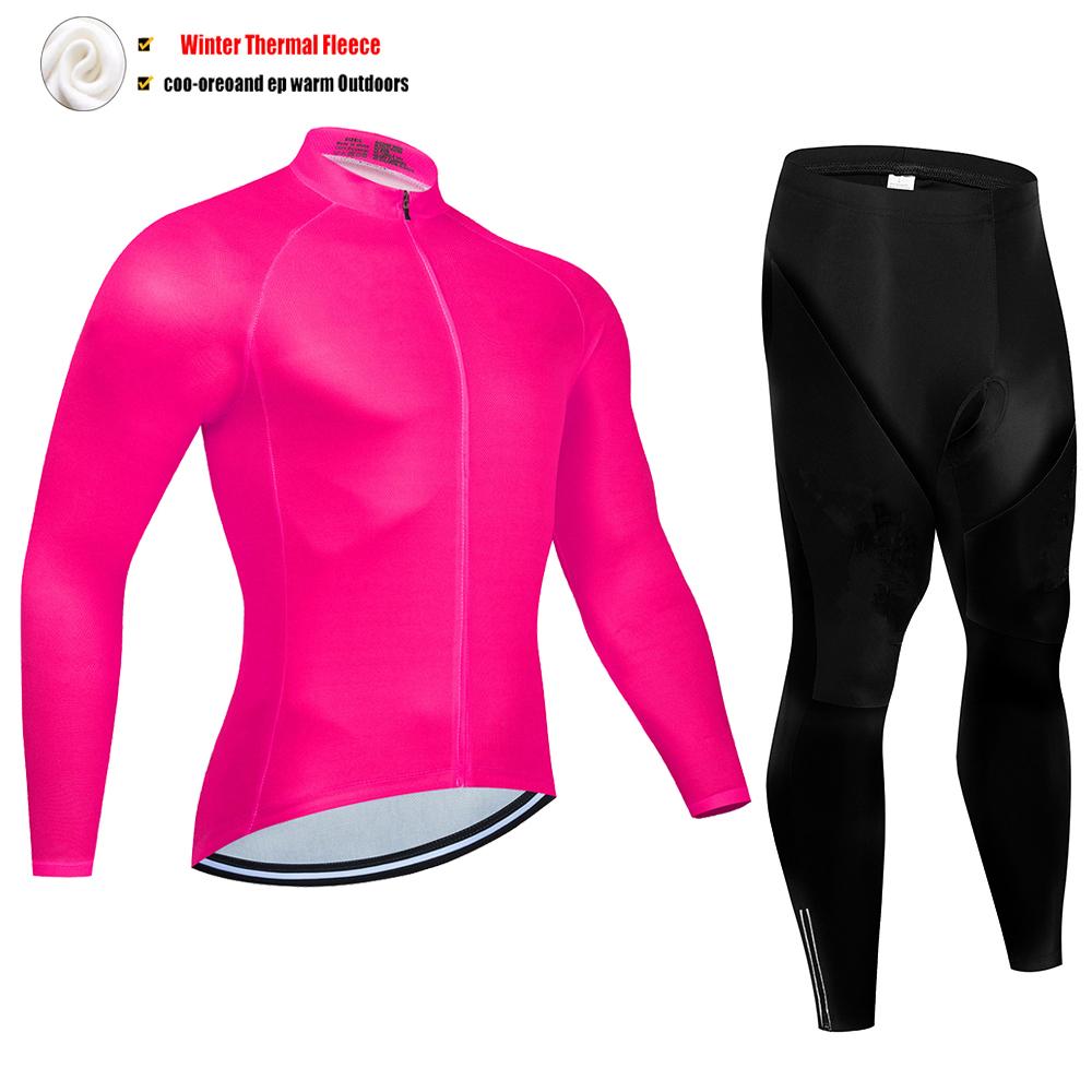 Winter Fleece Herren 2026 Radtrikot Sets Mountainbike Kleidung Wear Ropa Ciclismo Rennrad Kleidung Team Radsportanzug
