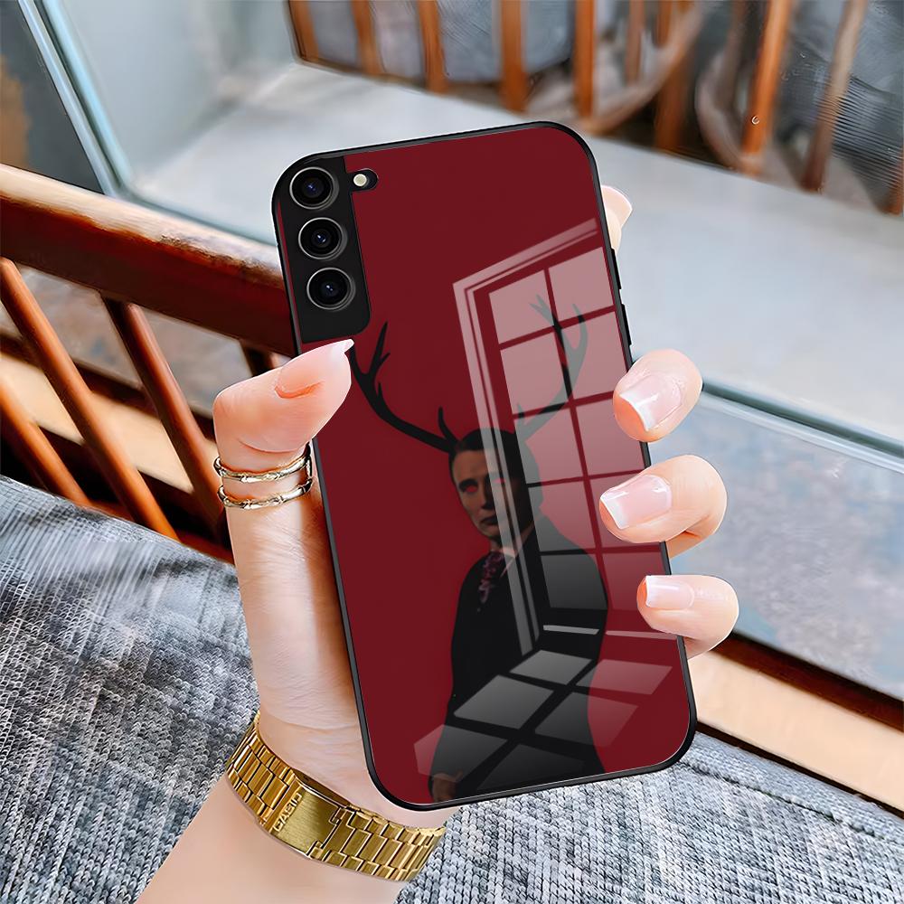 Horror TV Series Hannibal Phone Case For Samsung S26 S25 Plus S20 S20 Plus S22 Ultra S23 FE S21 Plus S21 Ultra Glass Cover