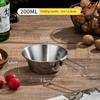 304 Stainless Steel Foldable Storage Snow Bowl for Picnics, Barbecue, Portable Camping, Hanging Outdoor Camping Foldable Bowl
