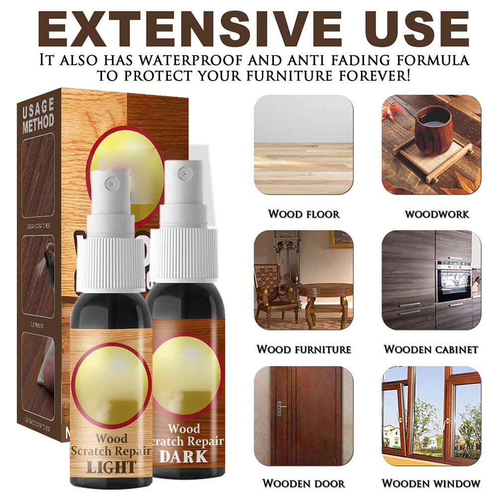 2PCS 30ML Furniture Floor Scratch Recovery Agent Wood Recovery Supplies for Wooden Furniture Table