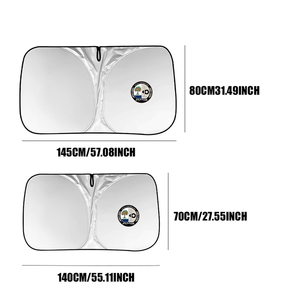1Pc Car Front Window Sunshade Shield Folding Windshield UV Block Cover For Mercedes Benz A C S Class W211 GLC GLE CLA AMG