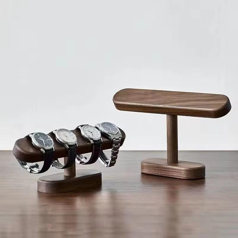 Single Wooden Display Rack for Organizing and Showcasing Chains, Anklets, and Jewelry on Counters