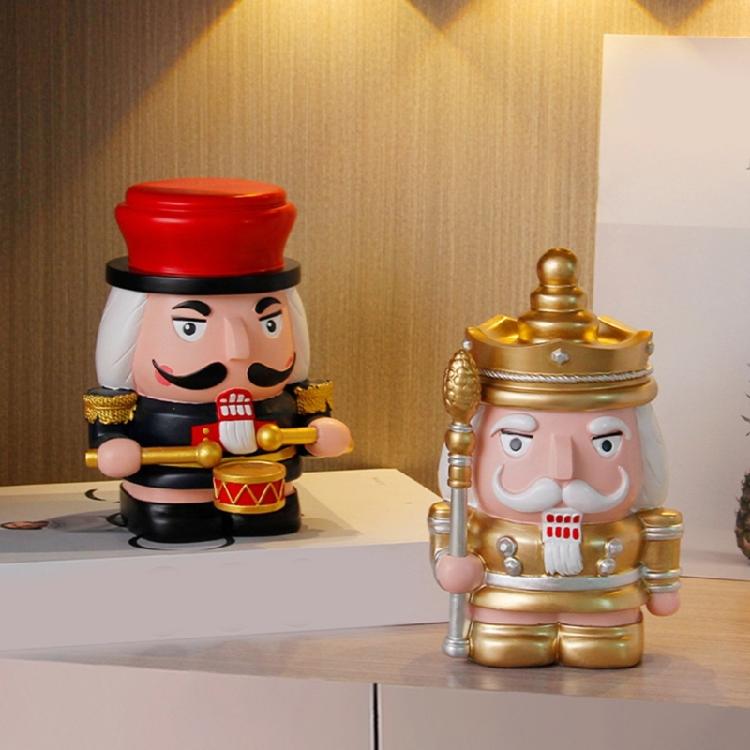 Resins Nutcrackers Treasure Festives Holiday Decoration with Twist for Financial Literacy In Kids
