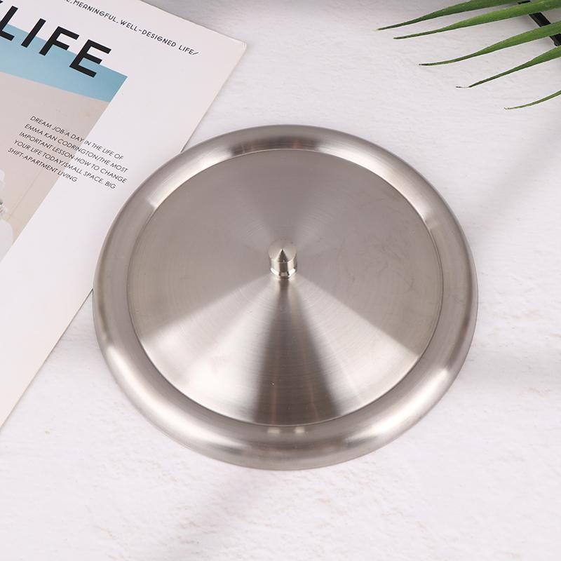 7.5/14Cm Stainless Steel Leak Proof Cup Lids Durable Dust-Proof Mug Cover Drink Cup Lid Kitchen Fresh Keeping Cover