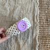 Vintage Colorful Big Button Polka Dot Hairband  Y2K Wide Hairband Sweet Girl Style Hair Ornament For Party And Streetwear