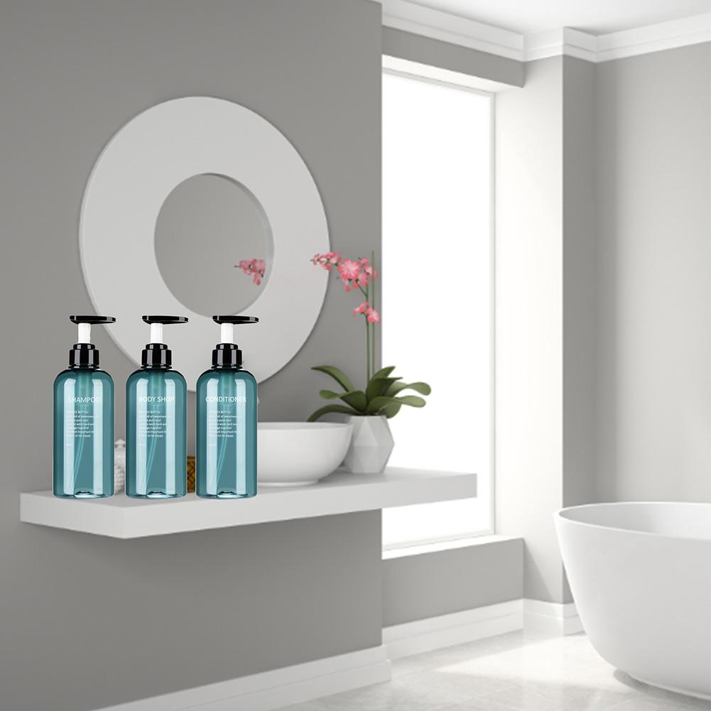 For Hand Soap For Shampoo Nordic Style Bottle Shampoo Container Kitchen Storage 500ml Thick Plastic Soap Bottle