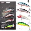 4pcs 69g0234 4colors 9cm354inch Ftk Wobbler Minnow Fishing Lure Bionic Bass Pike Bait