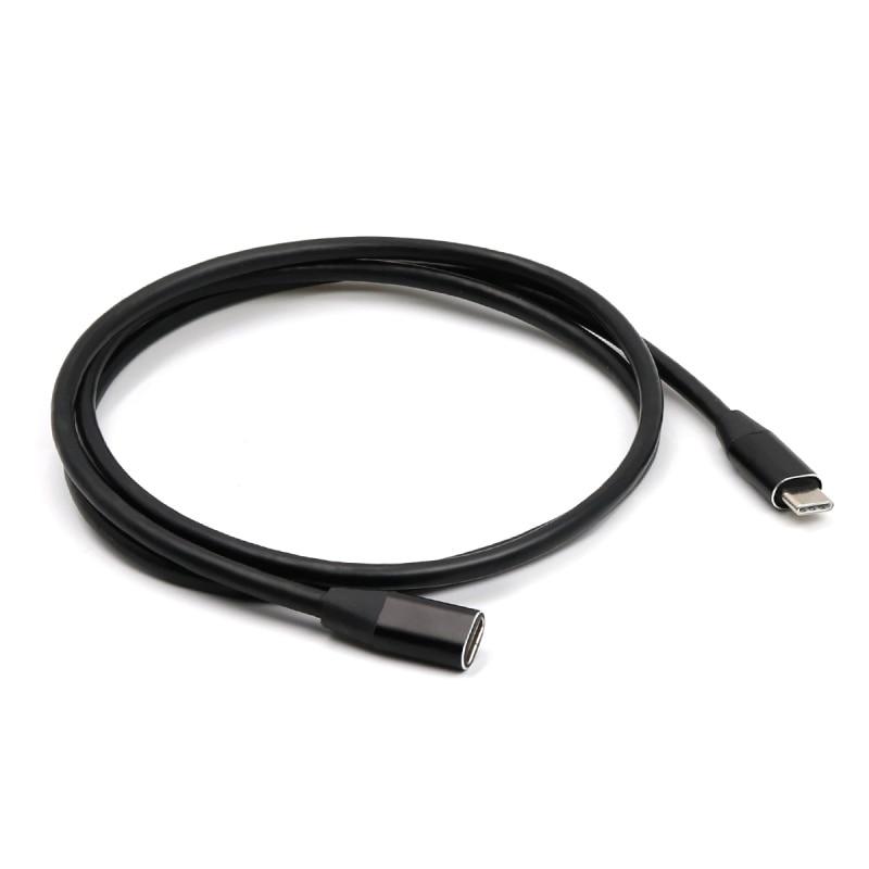 

Кабель-удлинитель данных USB 3.1 Type C (папа) - USB-C (мама), 100 см 1M