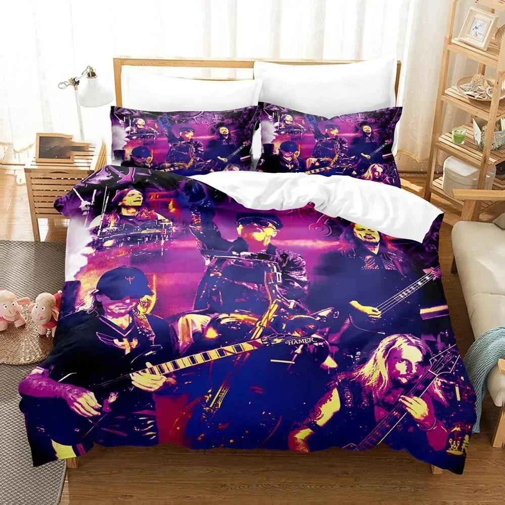 Comforter New 3D Print Judas Priest Bedding Set 3D Printed Suitable For Bedroom Kids Home Textile