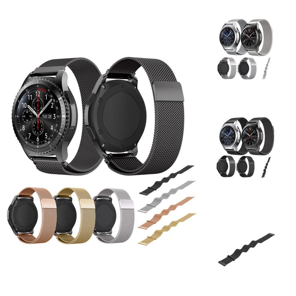 Elegant Milanese Magnetic Stainless Steel Watch Band Strap For Samsung Gear S3 Frontier