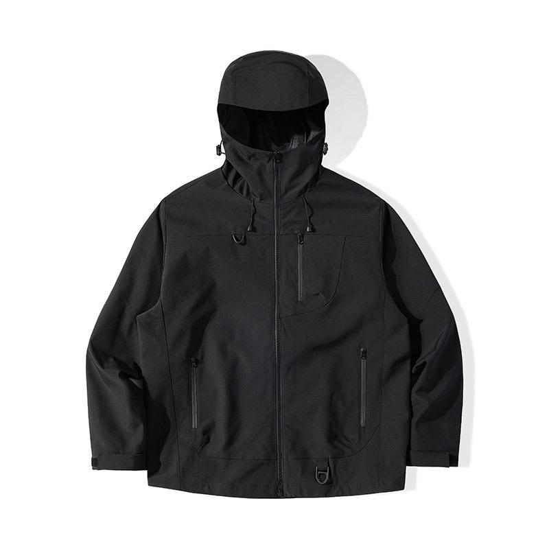 Men's Autumn Winter Men's Outdoor Mountain Style Hooded Workwear Jacket Men's Assault Suit Men's and Women's Waterproof Outdoor Mountaineering Suit