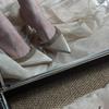 Fashion niche champagne rhinestone high heels women's spring stiletto silk sexy bridal wedding shoes bag head sandals