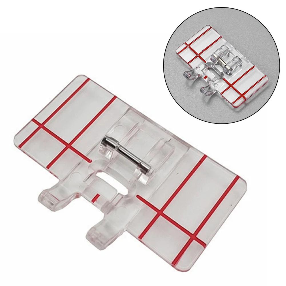 Brand New Home Presser Foot 1 Pcs 4.5*2.9*0.2cm Parts Plastic+Metal Sewing Machine Accessories For Snap-on Sewing Machine
