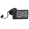 J-ouuoS866 Elektrisches Fahrrad Display LCD Messgerät 24V 36V 48V Elektroroller Bedienfeld mit SM-Stecker