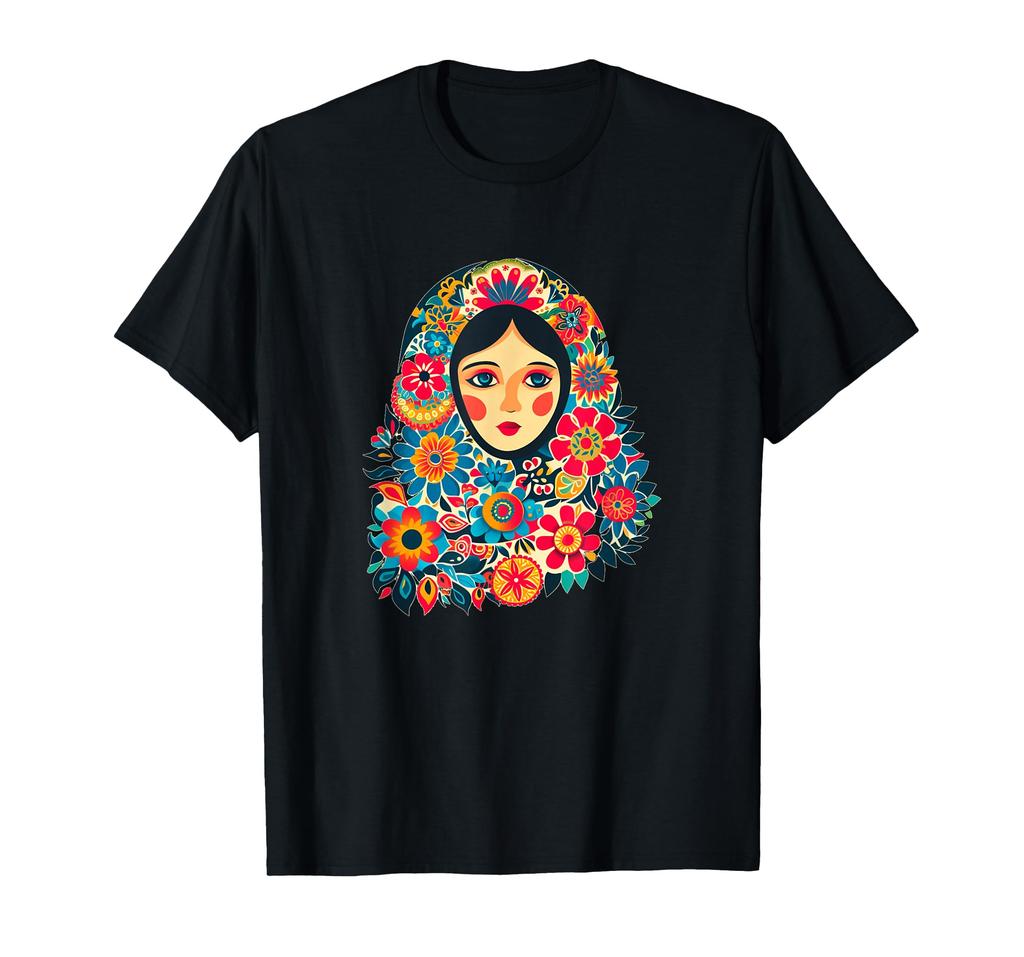 Cool Russian Teddy Doll Costume for Boys and Girls. T-Shirt
