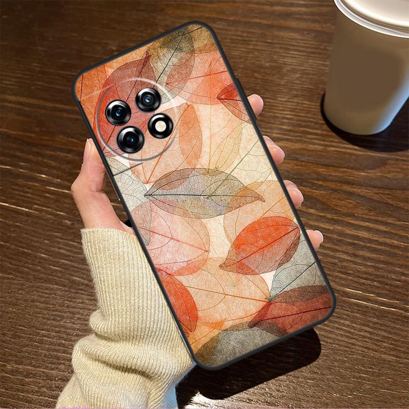 Colorful Leaves For OnePlus 15 13 12 11 15R 13R 12R 8T 10T 13T Case For OnePlus Nord 5 CE 2 3 4 Lite N20 N30