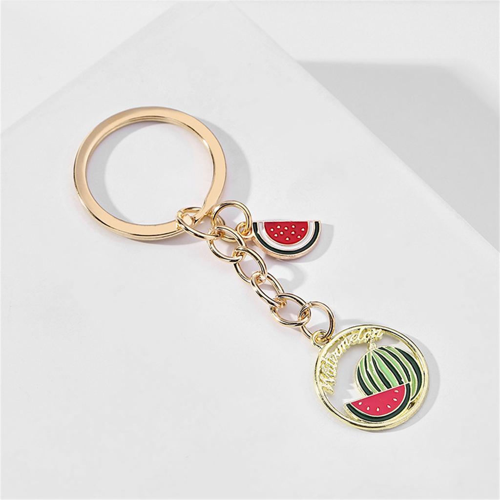 Fashionable Keychains Featuring Cherry Hearts and Plant Portable for Trendy Women Girls As Special Gifts Casual Wear