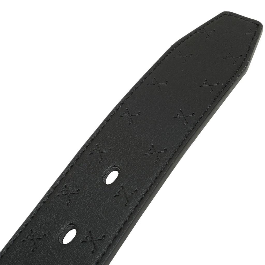 FootJoy Reversible Belt, Black/Red, Men's, One-Size-Fits Waist Sizes Up To 100cm, Center Hole, FA23RBT-0