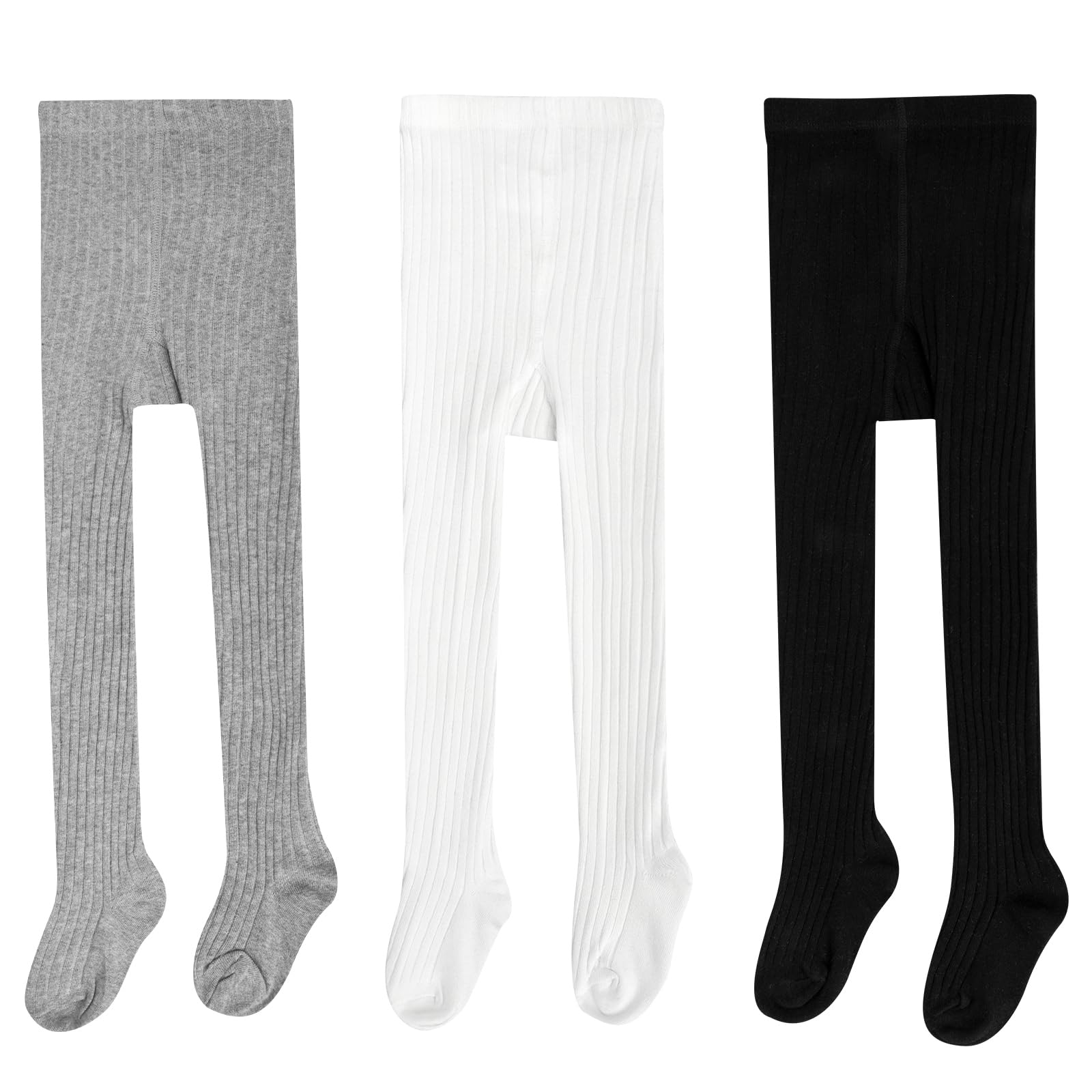 

MooMoo Baby Baby Knit Baby Cotton Socks for and Warm Stockings for and Infant Use Tights, 3-Pack, Leggings, Spring, Autumn, Winter, Girls, Newborn,