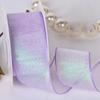 Yards Fishtail Organza Ribbon Crafts Bow Polyester Silk Satin Ribbons 4cm Shiny Silk Ribbons for Decorating Weddings