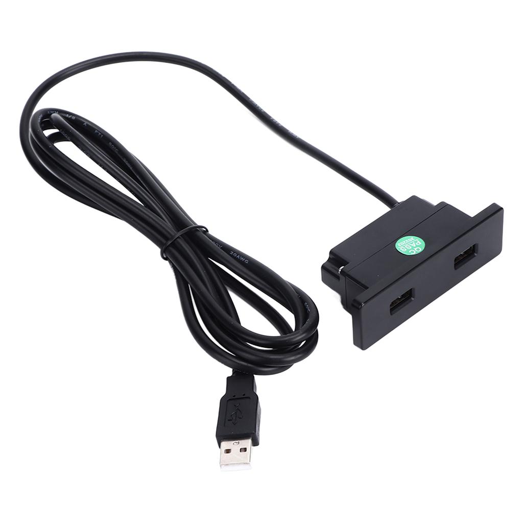 Zapuštěná zásuvka napájecího proužku USB 5 V 2,5 metru Duální porty USB Nabíjecí zásuvka na pohovce ABS Integrovaný USB