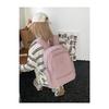Women Large Capacity Multi Pocket Nylon Backpack with Adjustable Straps for Commute Travel