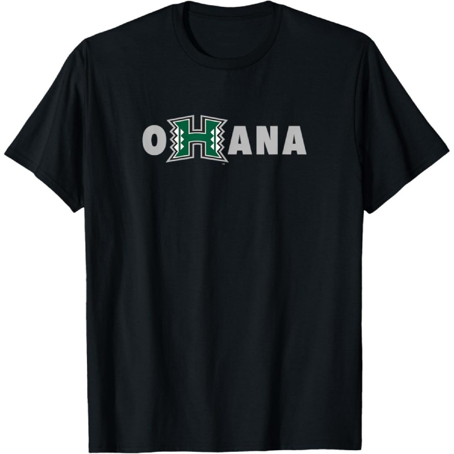 University of Hawaii Rainbow Warriors Ohana T-Shirt S чёрный