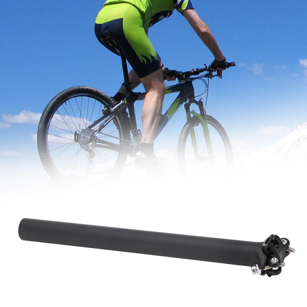 31.6mm Mountain Bike Seat Tube Break Resistance Super Light Carbon   Seat Post