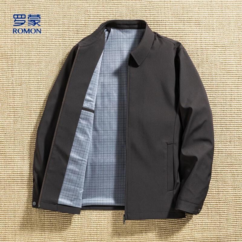Romone Men's Business Casual Lapel Jacket