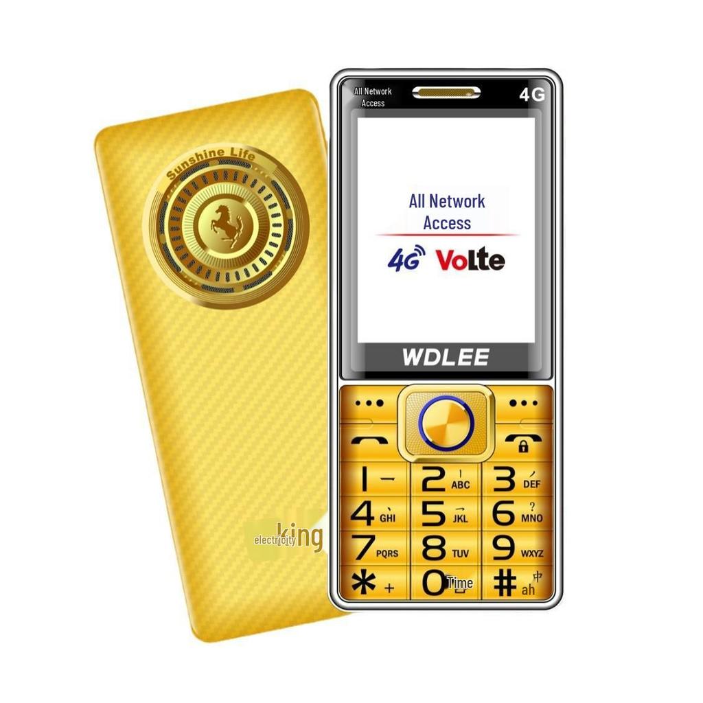 Wandeli N11 4G Senior Phone: Large Font, Loud Sound, Bar Key Design for Elderly