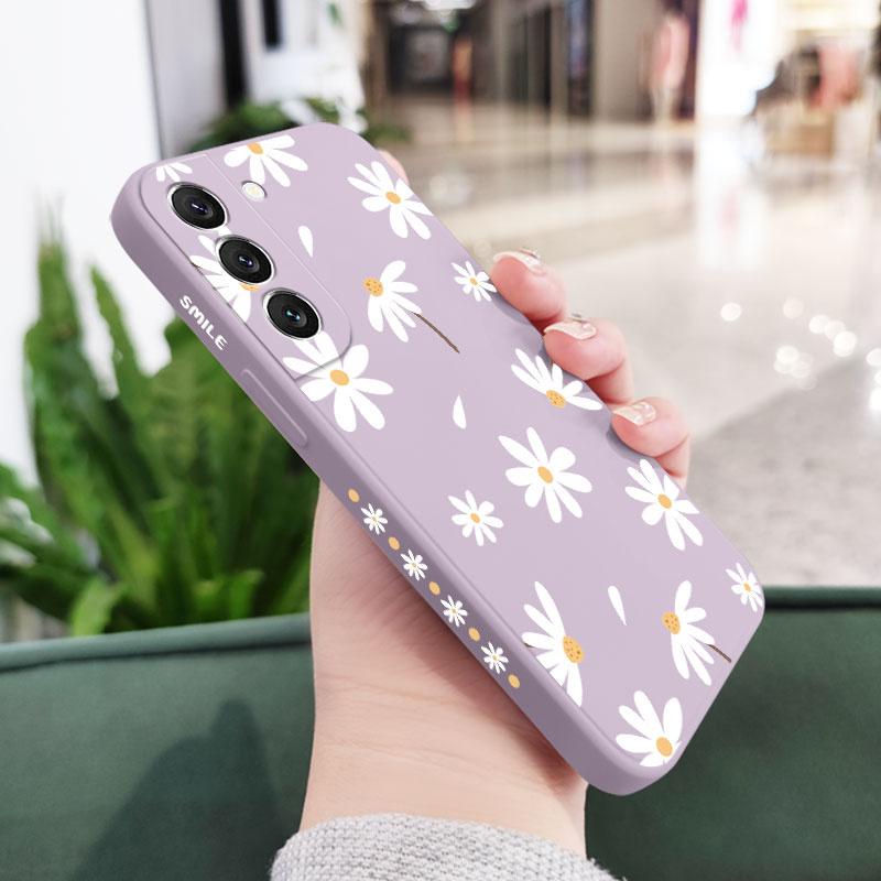Beautiful Daisy Phone Case For Samsung Galaxy A17 A57 A37 A07 A56 A36 A26 A16 A06 Silicone Cover