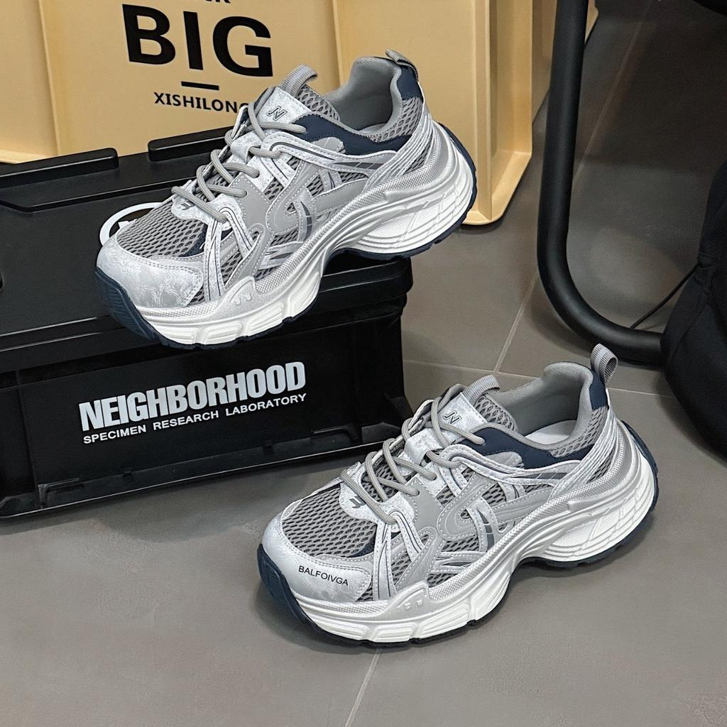 Dad Shoes Girl 2025 Autumn New Retro Color Polishing Old Versatile Shoes Children's Thick-soled Heightening Popular Sneakers