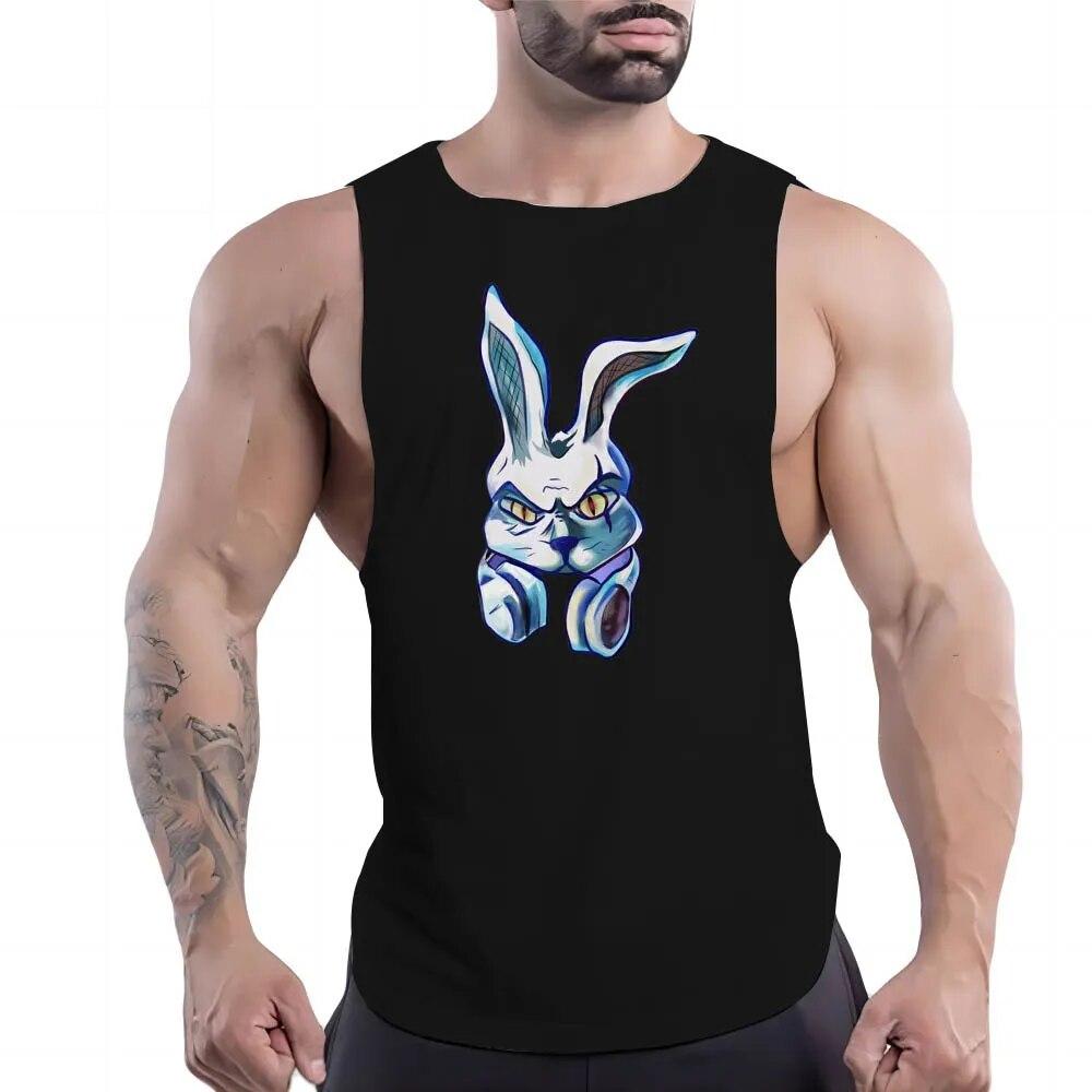 Letní Módní Venkovní Basketbalový Sportovní Vícebarevná Vesta Pohodlný Top Puzzle Potisk Lehký Rychleschnoucí Top