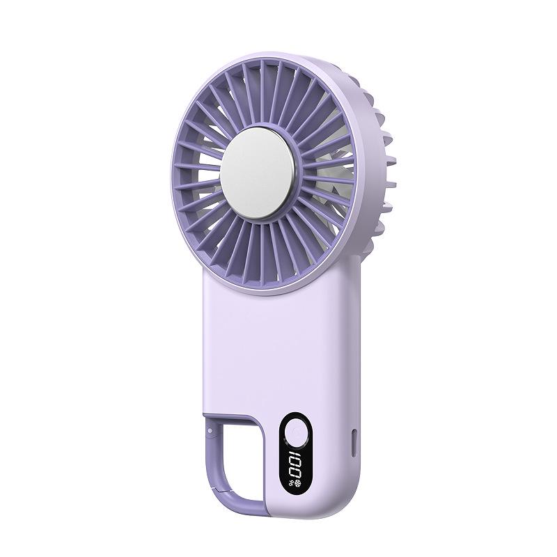 

Portable USB Rechargeable Mini Fan with Strong Cooling and High-Speed Wind 150x78x32mm 1800mAh фіолетовий