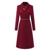 Teluoman Women's Wool Blend Winter Work Coat