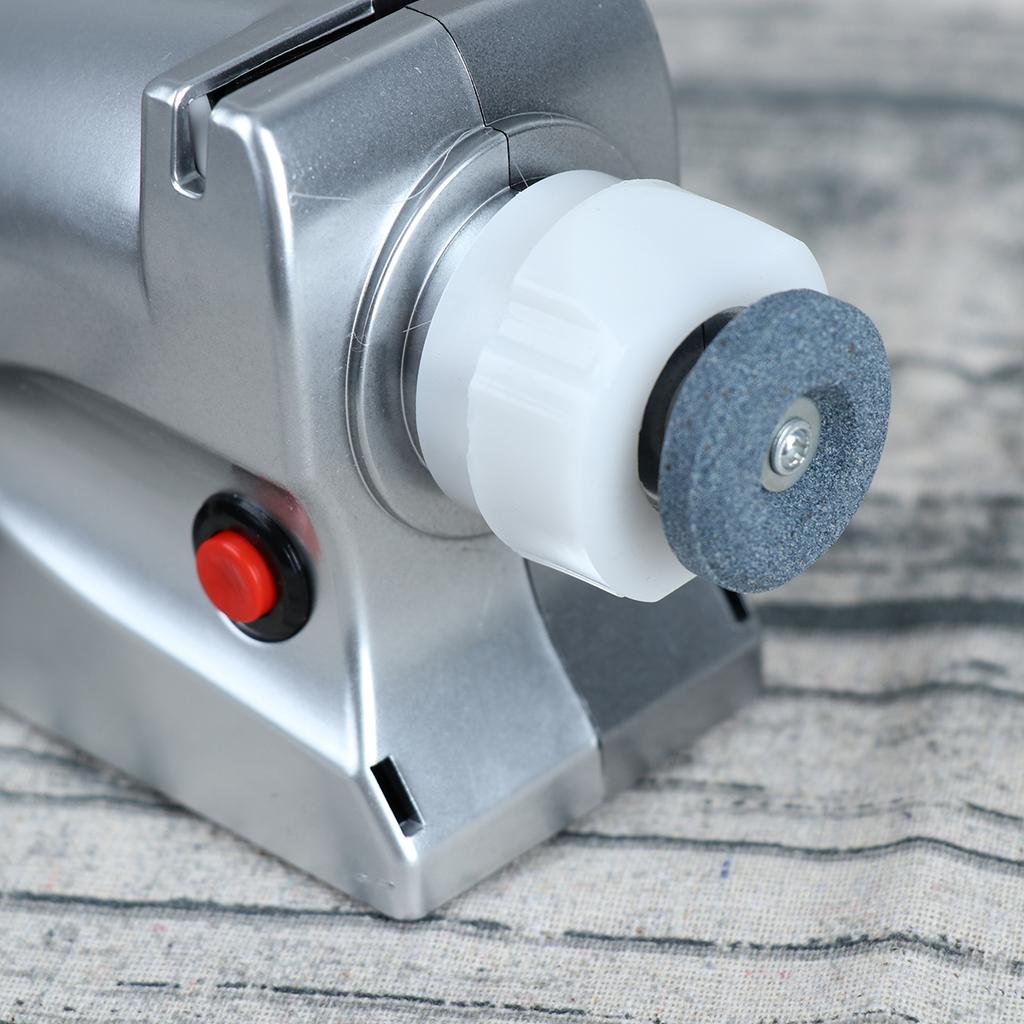Elektrischer, motorisierter Diamantklingen-Schärfschärfer, schneller Schleifstein, multifunktionales Schärfwerkzeug für die Küche zu Hause (EU-Stecker)