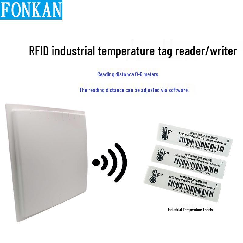 Long-Range UHF RFID Temperature Sensor & Reader