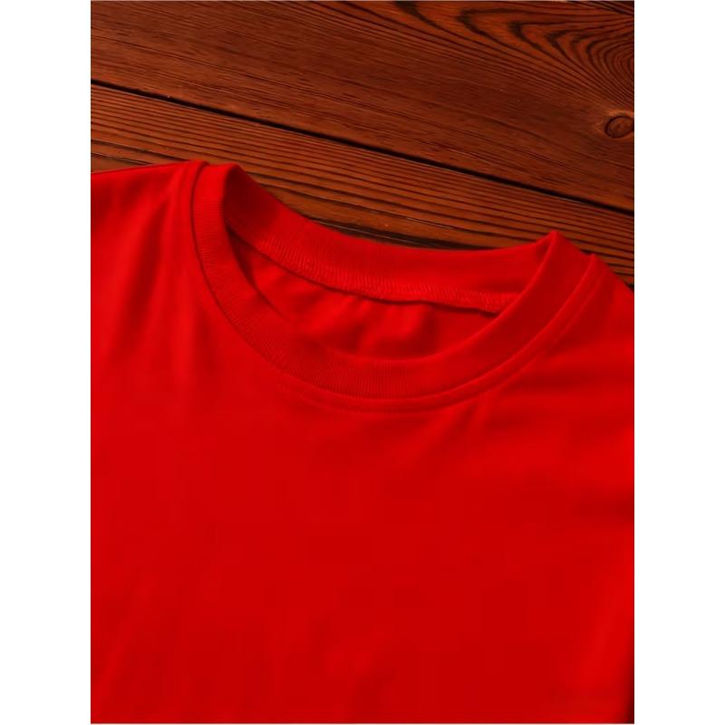 Boys Colorful Banana Baseball Print Crewneck Short Sleeve Tee,