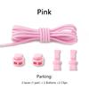 1 Pair No Tie Shoelaces Round Push The Spring Lock Sports Elastic Shoelace Suitable for All Shoes Lazy Laces Shoe Accessories