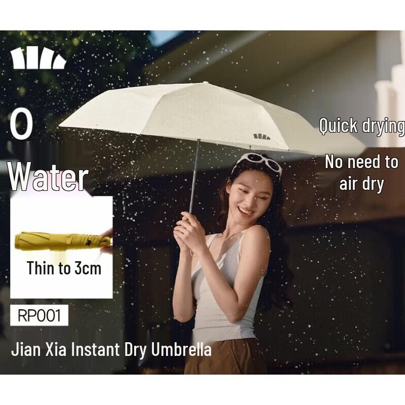 Beneunder Ultra-thin Portable Tri-fold Folding Umbrella