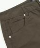 TOFFEE [Summer Special Fabric] Curved Wide Cotton Pants (Charcaol)