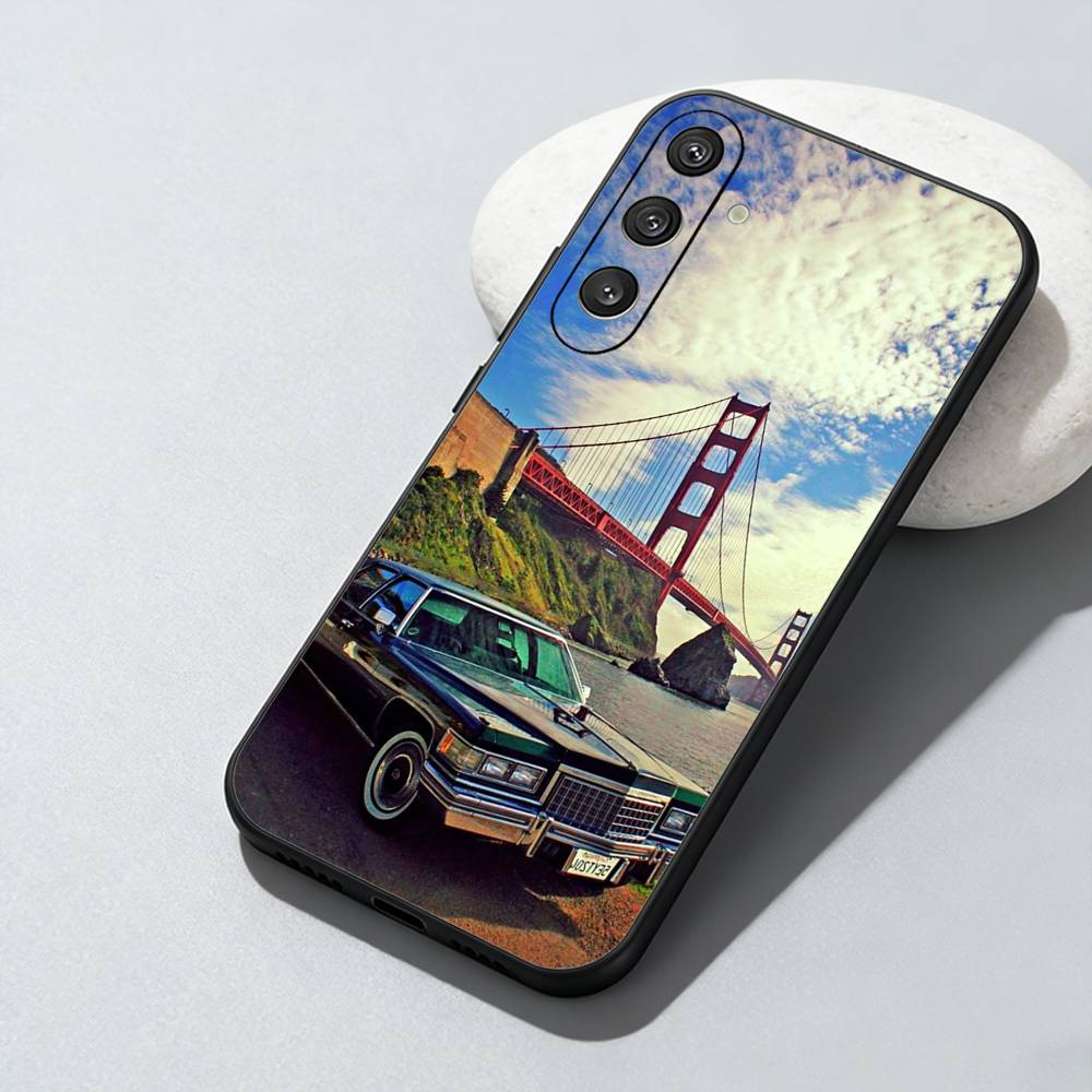 

Classic Old Model Car D-Deville Phone Case For Samsung Galaxy A73,A72,A71,A70,A52,A51 Others Soft Black Cover Samsung a52