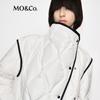 MO&Co. Women's Collared Duck Down Puffer Jacket