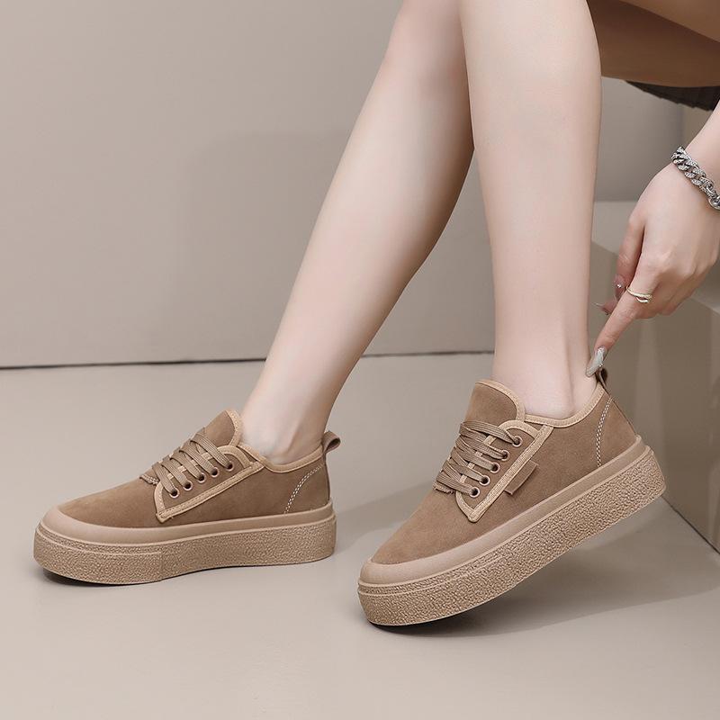 Shoes Women's Spring and Autumn New Breathable Soft-soled Single Shoes Comfortable and Wear-resistant Sports Shoes Casual Versatile Women's Shoes