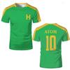 Popular Anime South Kirk Captain Tsubasa T-shirt ATOM LENDERS Role-playing Jersey Men's And Women's Quick-drying Sportswear
