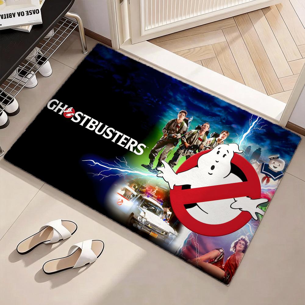 American Movie G-Ghostbusters Floor Mat Soft Flannel Non-Slip Door Mat - Thickened Rug for Living Room Home Decor