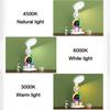 Dobíjecí stolní lampa na studium, Stolní lampa Světlo na čtení LED stolní světlo s ventilátorem, LED displej hodin Lampa na čtení